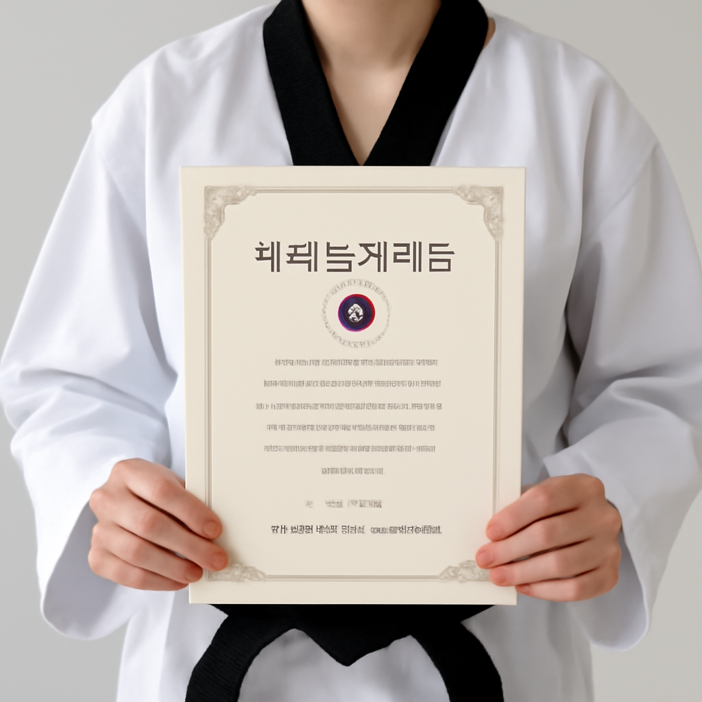 태권도자격증 대표 이미지
